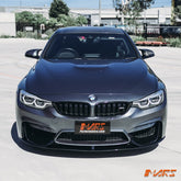 M Performance Style Gloss Black Front Bumper Bar lip & Splitters Bodykit for BMW F80 M3 & F82 F83 M4 2014 - 2020 - Mars Performance